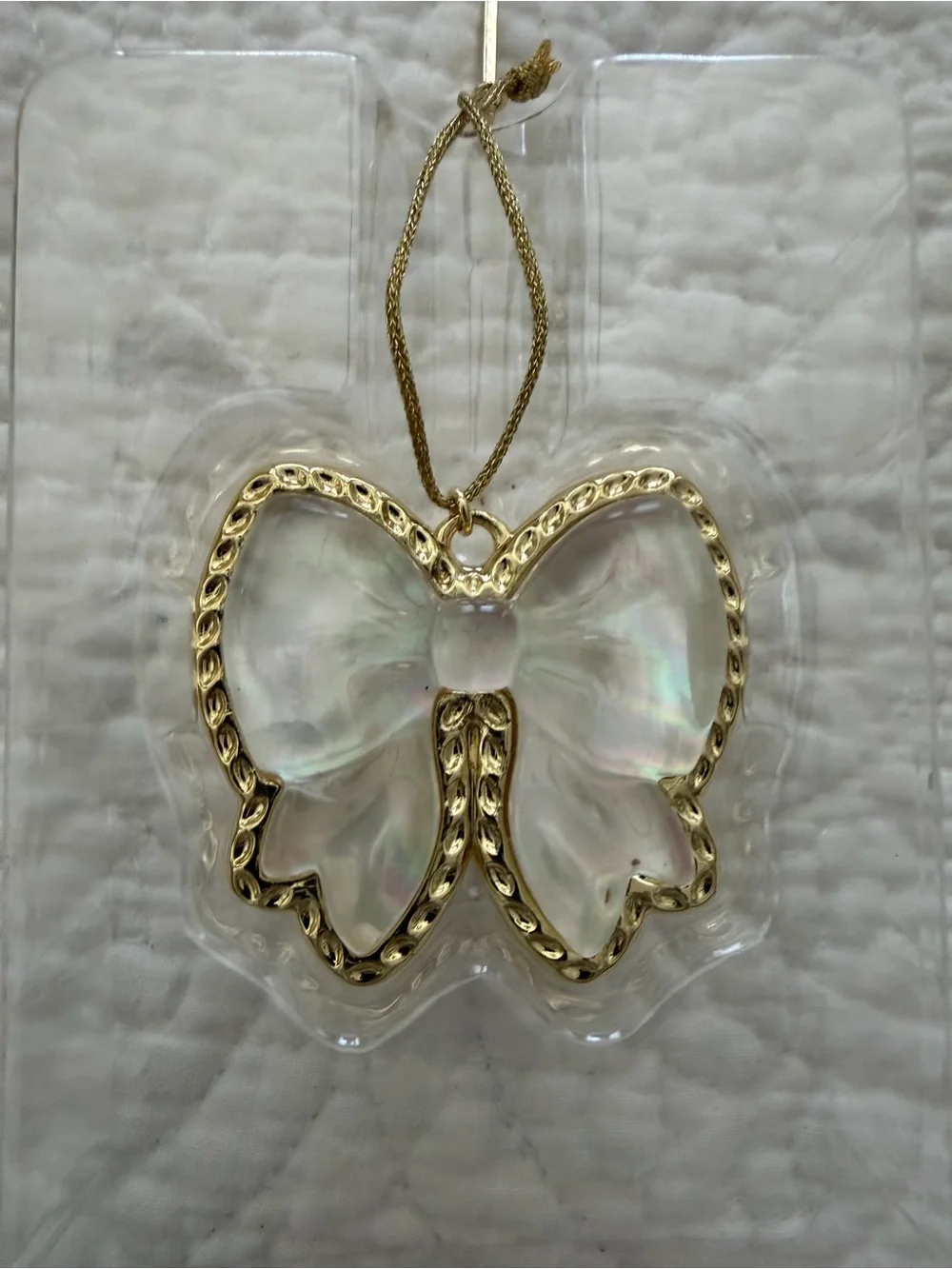 Kendra Scott Gold and Mother‑of‑Pearl Butterfly Ornament